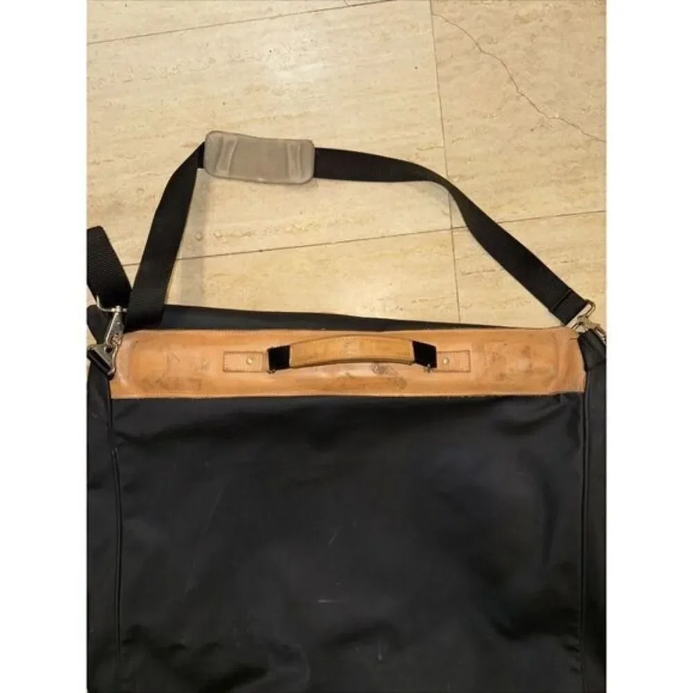 Jon Hart Design Large‎ Garment Bag Black Coated Canvas Bifold 23